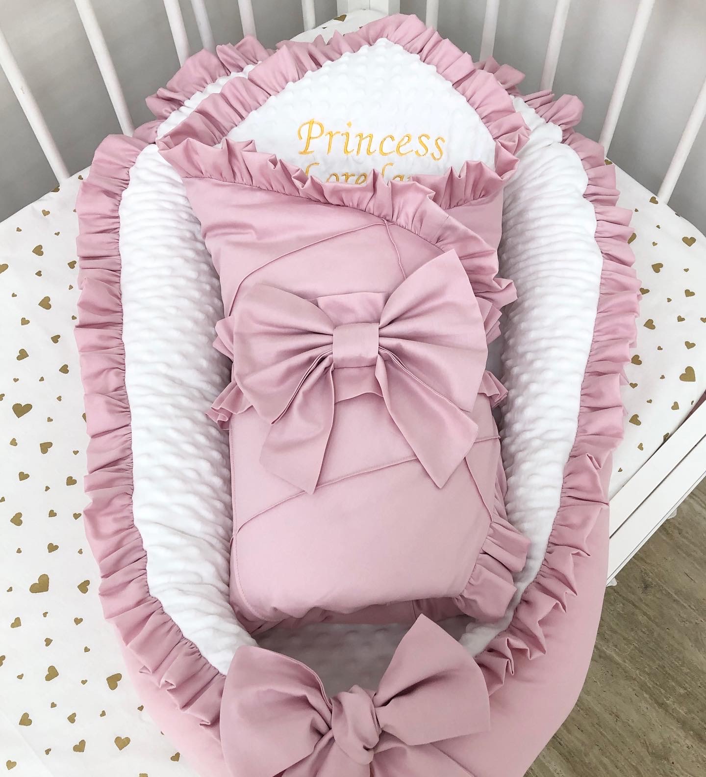 Crib set "Luxury powdery princess"