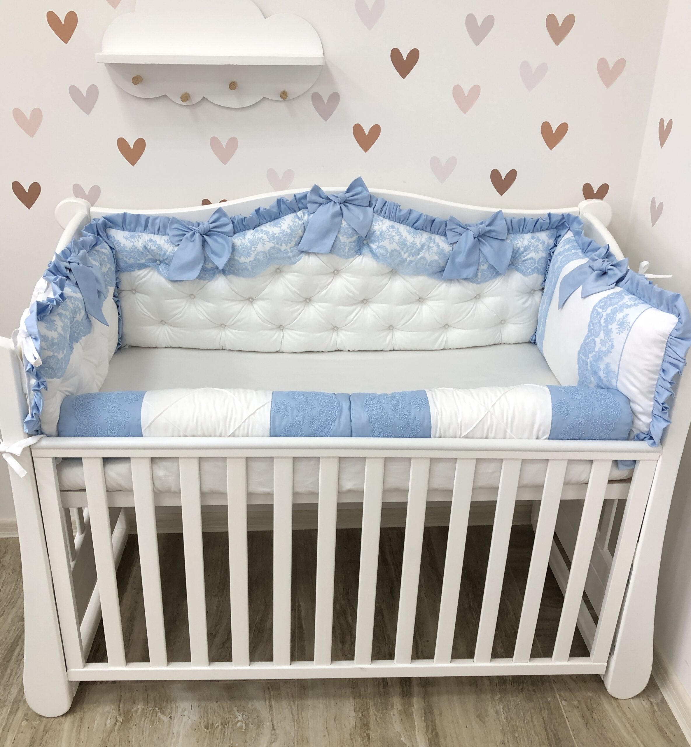 Luxury Personalized crib Bumper "Little Prince"