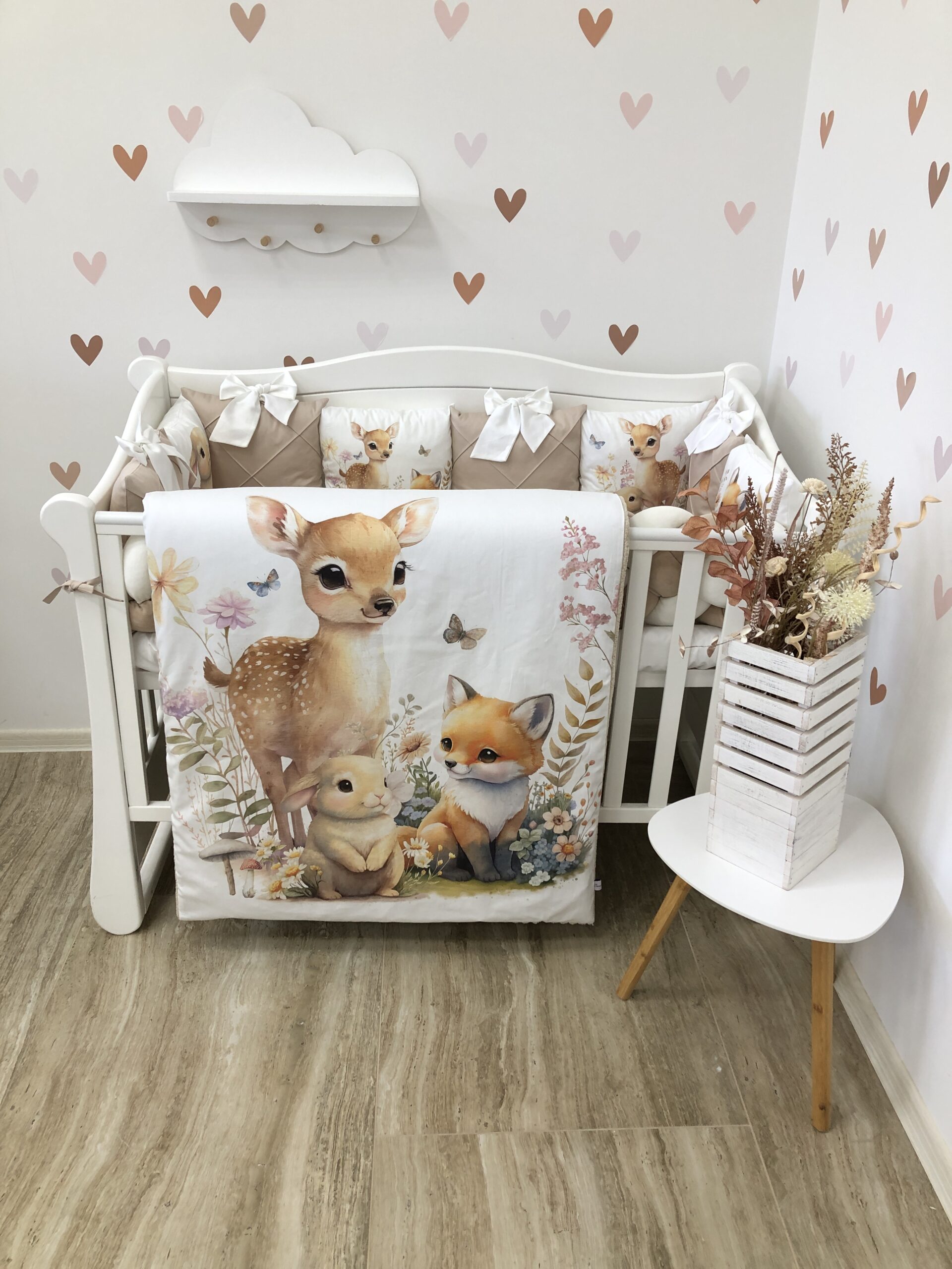 Crib Bedding set "Forest Animals"