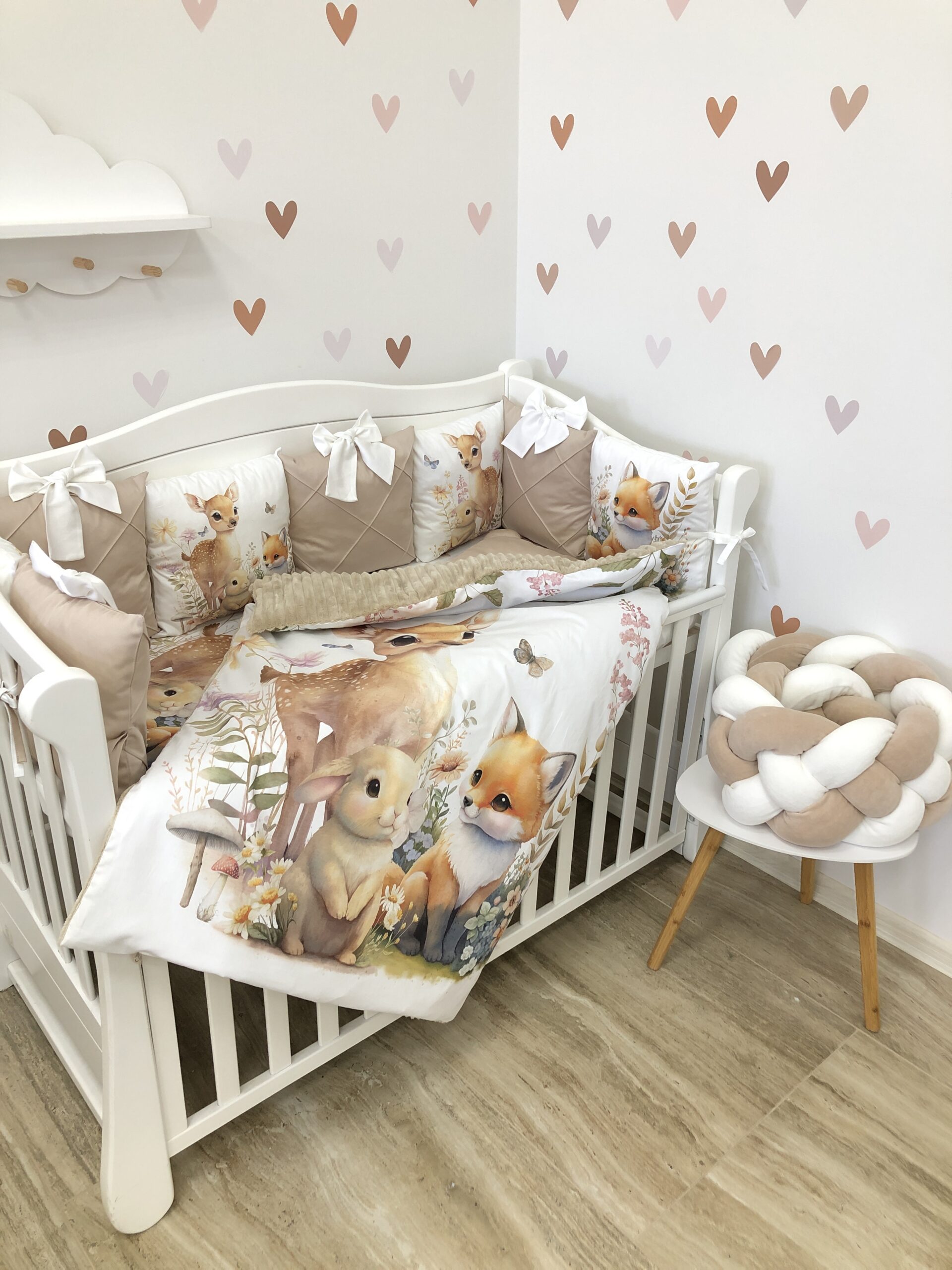 Crib Bedding set "Forest Animals"