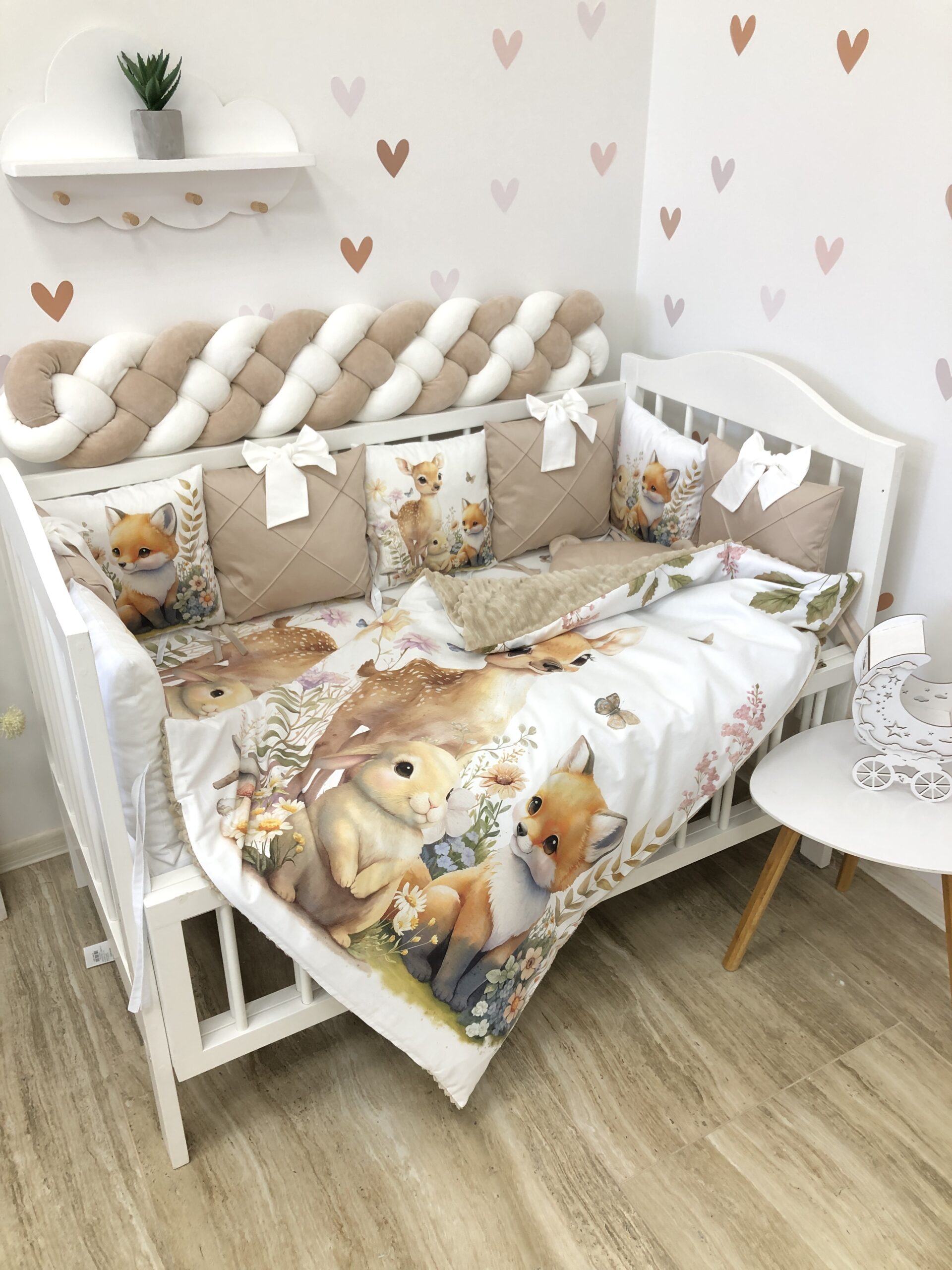 Crib Bedding set "Forest Animals"