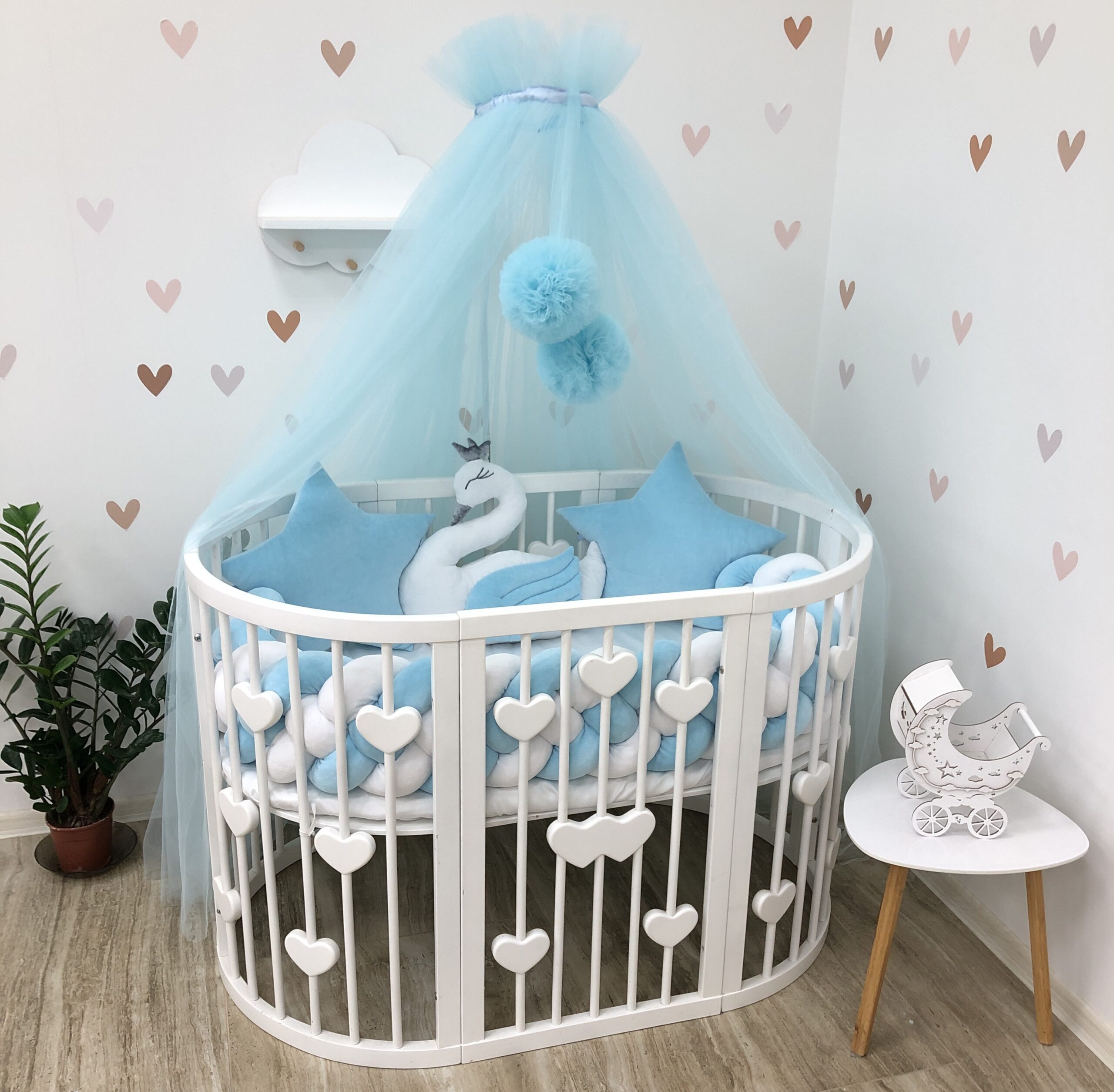 Bumper and Canopy Blue-white color "Star"