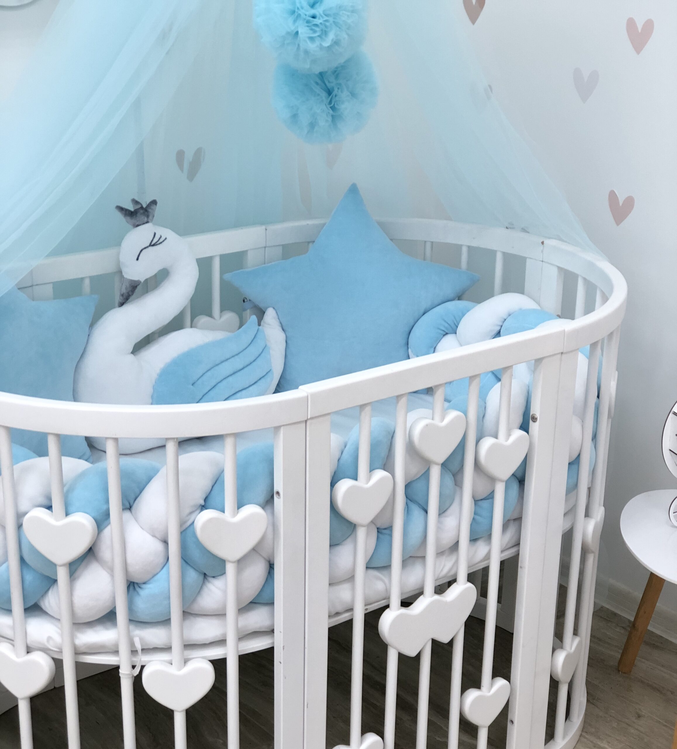 Bumper and Canopy Blue-white color "Star"