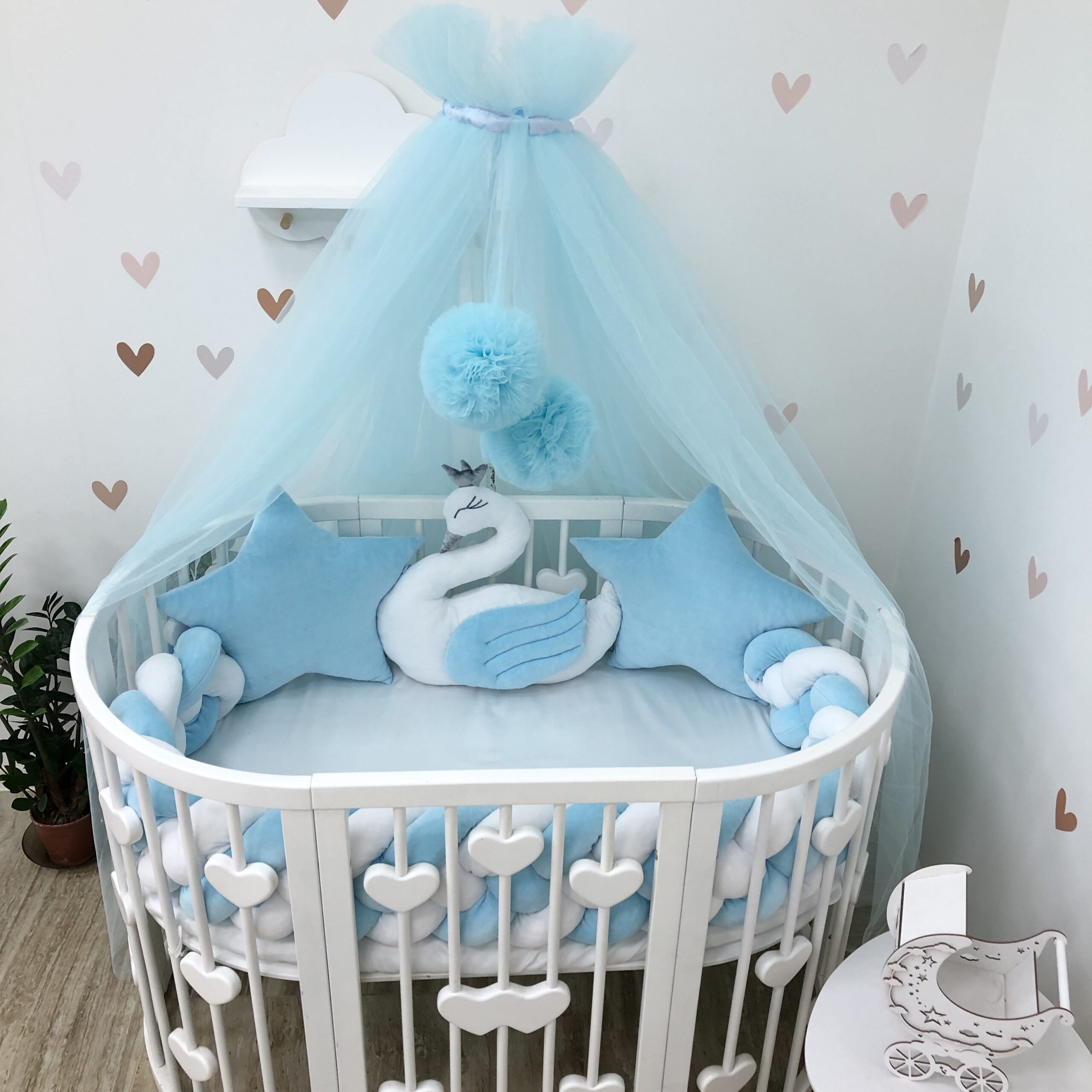 Bumper and Canopy Blue-white color "Star"