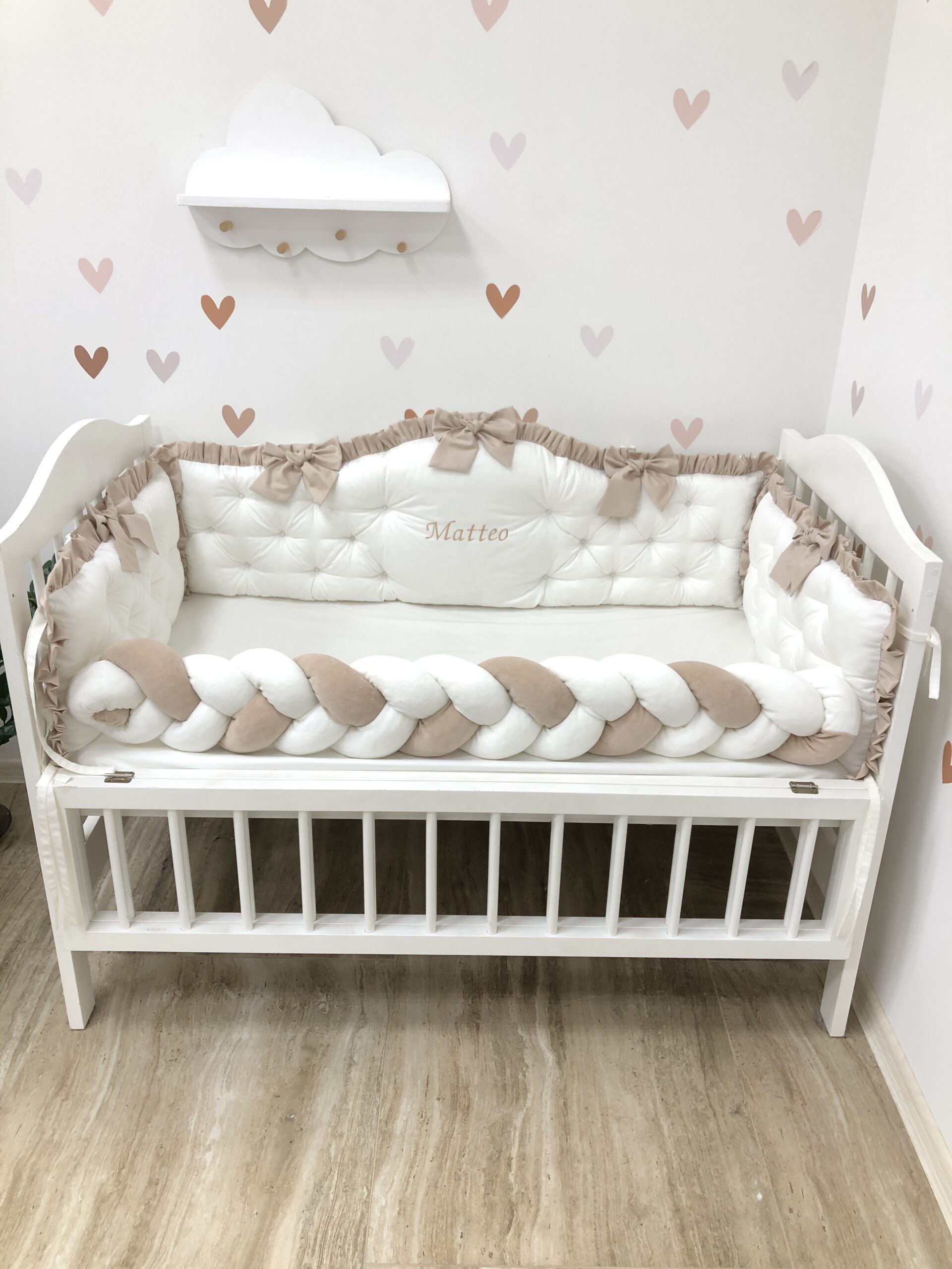 Luxury Personalized Crib Bumper "Prince"