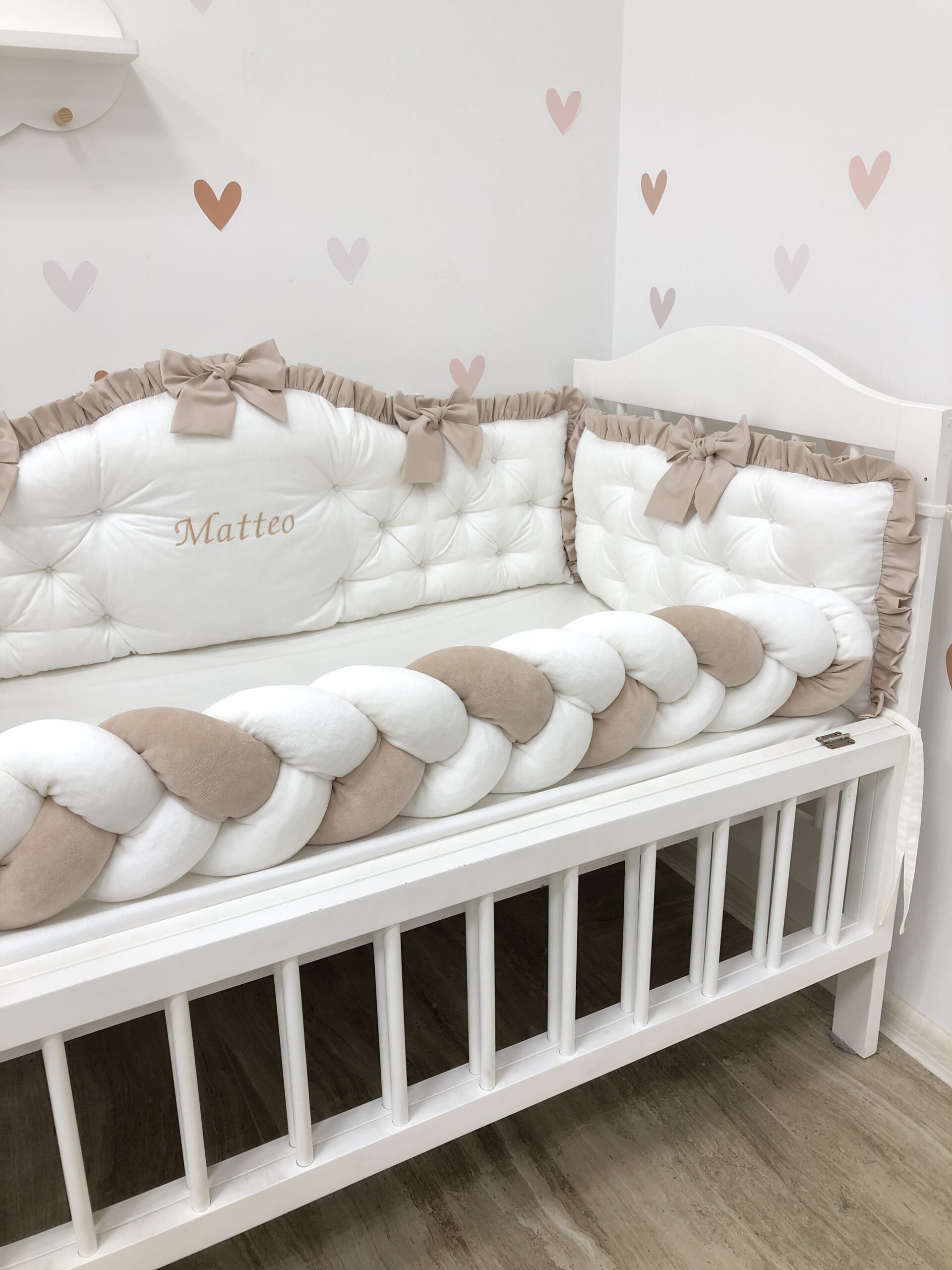 Luxury Personalized Crib Bumper "Prince"