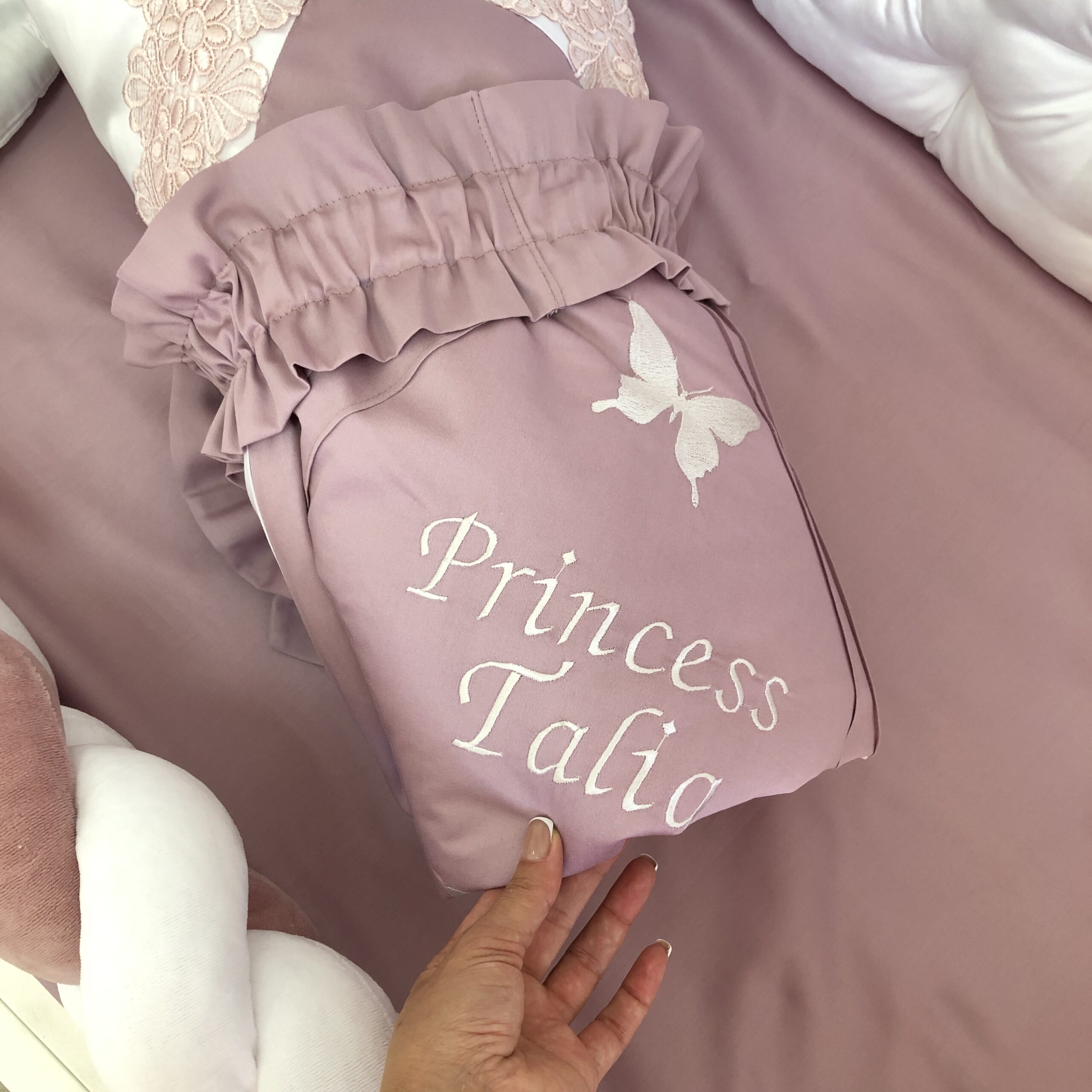 Crib Bedding Set "Lilac Royal"